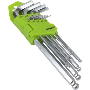 Sealey Hexagon Wrench Set Long Reach - 9pc - Imperial Sealey Hexagon Wrench Set Long Reach - 9pc - Imperial