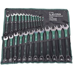 Neilsen Savino CT0985 25pc Green Dip Combination Spanner Set - 6mm to 32mm, with Neilsen Savino CT0985 25pc Green Dip Combination Spanner Set - 6mm to 32mm, with