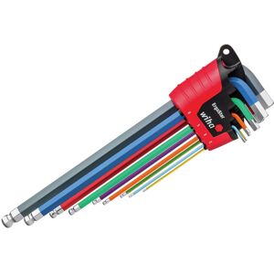 Wiha Ergostar Colour Hex Ball End L-key Set, 9 Piece Wiha Ergostar Colour Hex Ball End L-key Set, 9 Piece