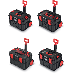 Prosperplast (Small cart, Pro - plain lid) Kistenberg XBlock Modular Rolling Toolbox Wheels V Prosperplast (Small cart, Pro - plain lid) Kistenberg XBlock Modular Rolling Toolbox Wheels V