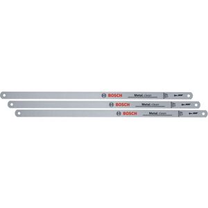 Bosch Hacksaw Blades Clean 300mm 3-Piece (Accessories for Hacksaw 300mm; 32 TPI; Bosch Hacksaw Blades Clean 300mm 3-Piece (Accessories for Hacksaw 300mm; 32 TPI;