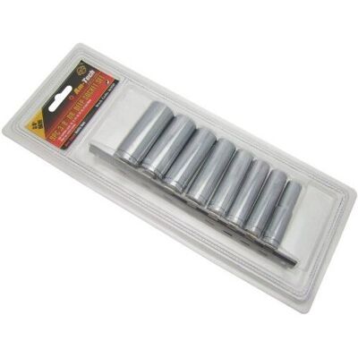 Unbranded 9pc 3/8'' Deep Socket Set - 38 1019mm Metric Drive Holder Mechanic Long Reach - Unbranded 9pc 3/8'' Deep Socket Set - 38 1019mm Metric Drive Holder Mechanic Long Reach -
