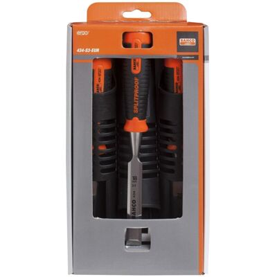 Bahco Ergonomically Designed Chisels Set 12-25 mm Bahco Ergonomically Designed Chisels Set 12-25 mm