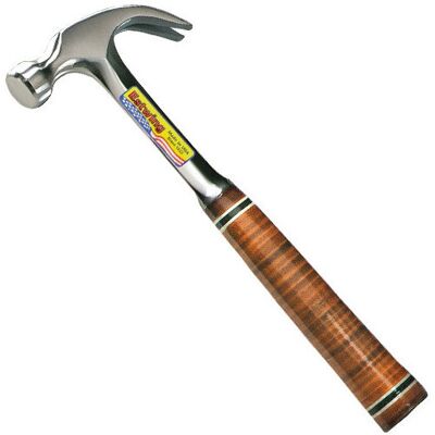 Estwing E20C Curved Claw Hammer - Leather Grip 20oz Estwing E20C Curved Claw Hammer - Leather Grip 20oz