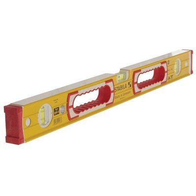 Stabila STB196-2-60 Spirit Level 60cm (24") with Hand Holds, 0.5 mm/m Accuracy, Stabila STB196-2-60 Spirit Level 60cm (24") with Hand Holds, 0.5 mm/m Accuracy,