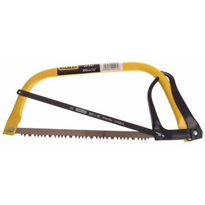 Stanley 1-20-447 Hack Bowsaw 300mm (12in) Plus Extra Hacksaw Blade Stanley 1-20-447 Hack Bowsaw 300mm (12in) Plus Extra Hacksaw Blade