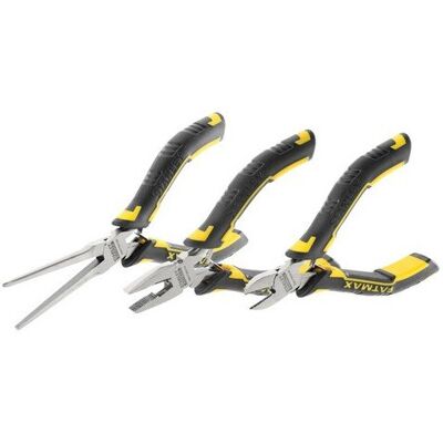 Stanley Tools STA080524 Fatmax Mini Plier Set 3 Piece Stanley Tools STA080524 Fatmax Mini Plier Set 3 Piece