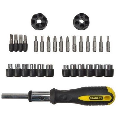 Stanley 0-54-925 Ratchet Screwdriver Set 29pc Stanley 0-54-925 Ratchet Screwdriver Set 29pc