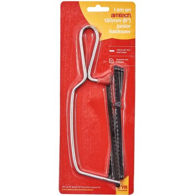Amtech Tools Hacksaw Junior 150mm 6inch (Amtech) Amtech Tools Hacksaw Junior 150mm 6inch (Amtech)