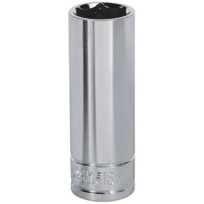 Sealey S0594 16mm 3/8in Deep Socket Sealey S0594 16mm 3/8in Deep Socket
