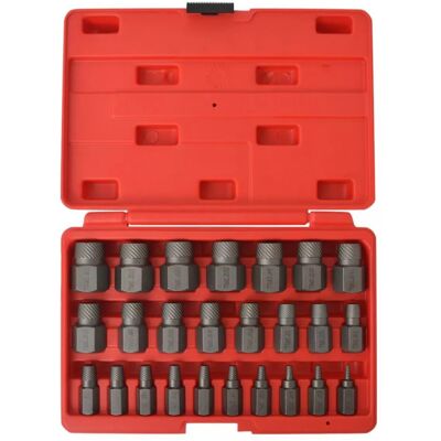 vidaXL 25 Piece Multi-Spline Screw Extractor Set - Screw Remover Kit vidaXL 25 Piece Multi-Spline Screw Extractor Set - Screw Remover Kit