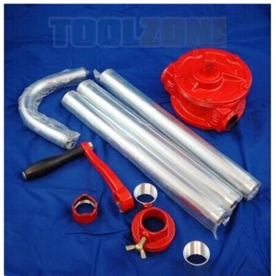 Toolzone Self priming rotary barrel pump / fuel / oil pump / hand adjustable Toolzone Self priming rotary barrel pump / fuel / oil pump / hand adjustable
