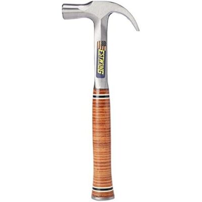 Estwing E24c Curved Claw Hammer - Leather Grip - 24oz Estwing E24c Curved Claw Hammer - Leather Grip - 24oz
