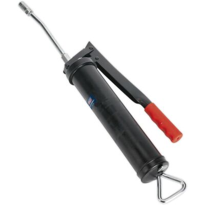 Loops Side Lever Grease Gun - 3-Way Fill - Rigid Delivery Tube - 4 Jaw Coupling Loops Side Lever Grease Gun - 3-Way Fill - Rigid Delivery Tube - 4 Jaw Coupling