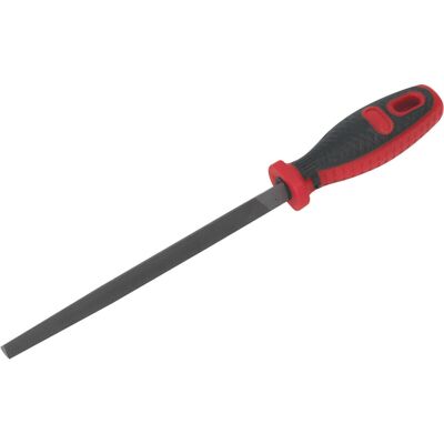 Loops 200mm Smooth Cut 3-Square Engineers File - Comfort Grip Handle - Hanging Hole Loops 200mm Smooth Cut 3-Square Engineers File - Comfort Grip Handle - Hanging Hole