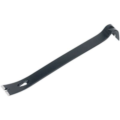 Loops 450mm Double Ended Flat Pry Bar - Drop Forged Carbon Steel - Offset Claws Loops 450mm Double Ended Flat Pry Bar - Drop Forged Carbon Steel - Offset Claws