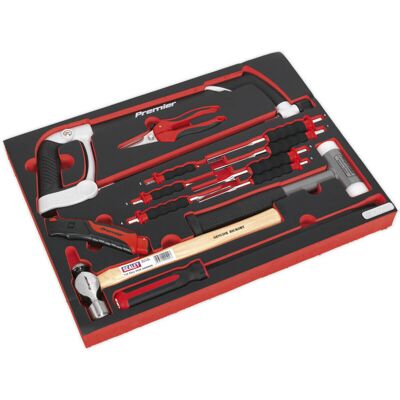 Loops Premium 13pc Hacksaw Hammers & Punch Kit with 530 x 397mm Tool Tray - Mechanics Loops Premium 13pc Hacksaw Hammers & Punch Kit with 530 x 397mm Tool Tray - Mechanics