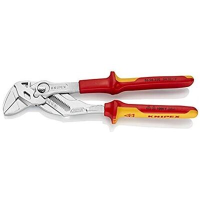 KNIPEX Pliers Wrench pliers and a wrench in a single tool 1000V-insulated (250 m KNIPEX Pliers Wrench pliers and a wrench in a single tool 1000V-insulated (250 m