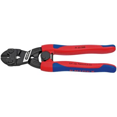 Draper Knipex Cobolt® 71 32 200SB Compact Bolt Cutters with Sprung Handle, 200mm Draper Knipex Cobolt® 71 32 200SB Compact Bolt Cutters with Sprung Handle, 200mm