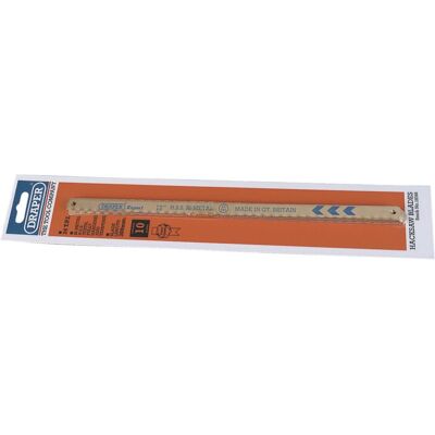 Draper Bi-metal Hacksaw Blades, 300mm, 24tpi (Pack of 10) Draper Bi-metal Hacksaw Blades, 300mm, 24tpi (Pack of 10)