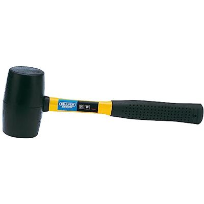 Draper 72020 750 g Rubber Mallet with Fibreglass Shaft, Black Draper 72020 750 g Rubber Mallet with Fibreglass Shaft, Black