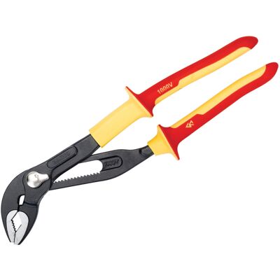 Bahco 7224S VDE Quick-Adjust Water Pump Pliers 250mm - 44mm Capacity Bahco 7224S VDE Quick-Adjust Water Pump Pliers 250mm - 44mm Capacity