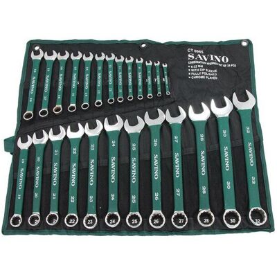 Galway-Crystal SPANNER SET 25P SOFT GRIP METRIC 6MM - 32MM COMBINATION WRENCH RING OPEN CT0985 Galway-Crystal SPANNER SET 25P SOFT GRIP METRIC 6MM - 32MM COMBINATION WRENCH RING OPEN CT0985