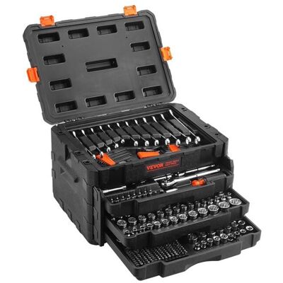 Vevor JXGJ143812SAEFGIHV0 Mechanical Tool Set - Tool Set Vevor JXGJ143812SAEFGIHV0 Mechanical Tool Set - Tool Set