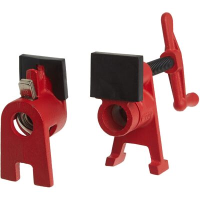 BESSEY BPC-H12 1/2 In. H Style Pipe Clamps - Incredibly Versatile Easy To Asse BESSEY BPC-H12 1/2 In. H Style Pipe Clamps - Incredibly Versatile Easy To Asse