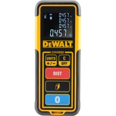 DEWALT Laser Measure Tool/Distance Meter 100-Feet with Bluetooth (DW099S) DEWALT Laser Measure Tool/Distance Meter 100-Feet with Bluetooth (DW099S)