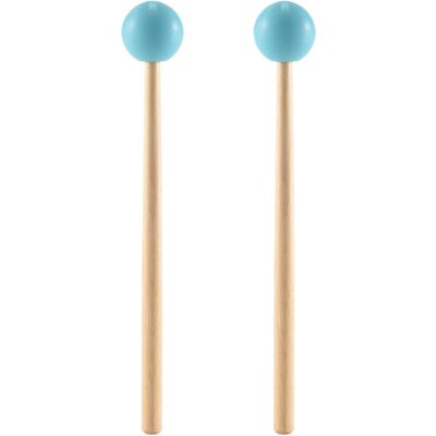 Torribaly 2Pcs Soft Rubber Sticks Wood Handle Bell Mallets for Glockenspiel Xylophone Musi Torribaly 2Pcs Soft Rubber Sticks Wood Handle Bell Mallets for Glockenspiel Xylophone Musi