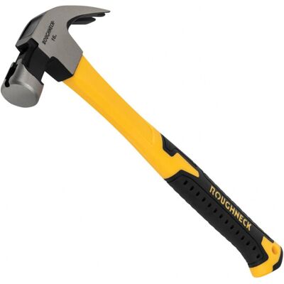 Roughneck Claw Hammer, Fibreglass Shaft Roughneck Claw Hammer, Fibreglass Shaft