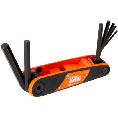 Bahco Be-9777b Hexagon Key Folding Set, 7 Piece Bahco Be-9777b Hexagon Key Folding Set, 7 Piece