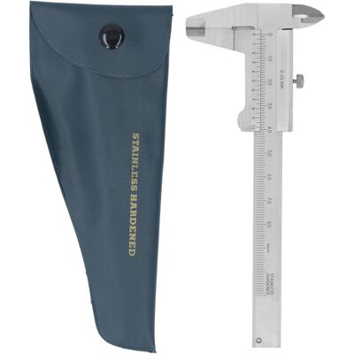 Unbranded Pocket Vernier Caliper Dual Scale Stainless Steel Unbranded Pocket Vernier Caliper Dual Scale Stainless Steel