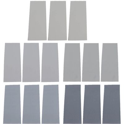 Unbranded 15Pcs Sandpaper Set 2000 3000 5000 7000 10000 Grit Unbranded 15Pcs Sandpaper Set 2000 3000 5000 7000 10000 Grit