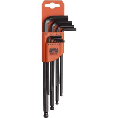 Bahco 9770 BE-9770 1.5 - 10mm Hex Key Set Bahco 9770 BE-9770 1.5 - 10mm Hex Key Set