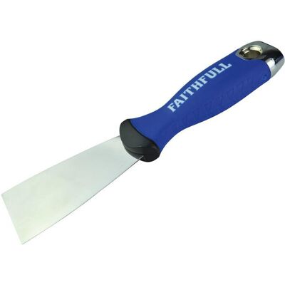 Faithfull - Putty Knife with Soft Grip 50mm - putty knife Faithfull - Putty Knife with Soft Grip 50mm - putty knife