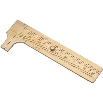 Unbranded 1pc Brass Sliding Gauge Vernier Caliper Ruler Unbranded 1pc Brass Sliding Gauge Vernier Caliper Ruler