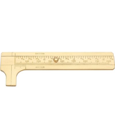Unbranded Double Scale Vernier Caliper Portable Brass Unbranded Double Scale Vernier Caliper Portable Brass