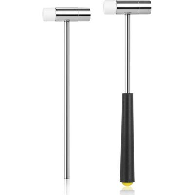 Unbranded 2 Pcs Dual Small Hammer, 7 Inches Light Weight Hammer Silicone and Metal Je Unbranded 2 Pcs Dual Small Hammer, 7 Inches Light Weight Hammer Silicone and Metal Je