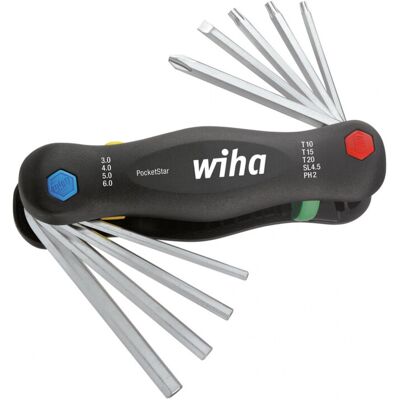 Wiha Pocketstar Multi Key Set, 9 Piece Wiha Pocketstar Multi Key Set, 9 Piece