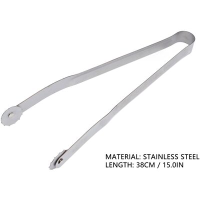 Unbranded Heavy Duty Grill Tongs 15 Inch Turning Tool Unbranded Heavy Duty Grill Tongs 15 Inch Turning Tool