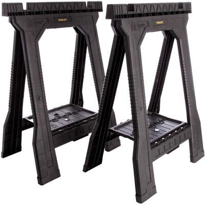 Stanley Junior Folding Saw Horse (Pack of 2) Stanley Junior Folding Saw Horse (Pack of 2)