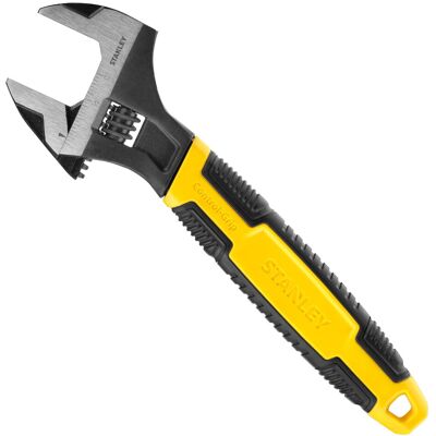 Stanley Bi-Material Adjustable Wrench Stanley Bi-Material Adjustable Wrench