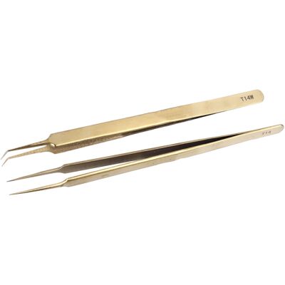 Unbranded Precision Aluminium Alloy Tweezers 2 Piece Set Unbranded Precision Aluminium Alloy Tweezers 2 Piece Set