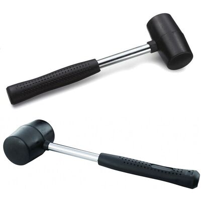Kandy Toys Rubber Windbreak Mallet with metal shaft Kandy Toys Rubber Windbreak Mallet with metal shaft