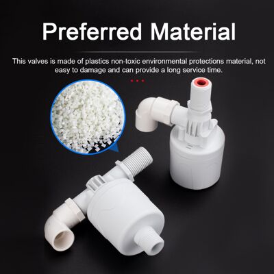 Unbranded Plastic Float Ball Valve 1/2 Inch Unbranded Plastic Float Ball Valve 1/2 Inch