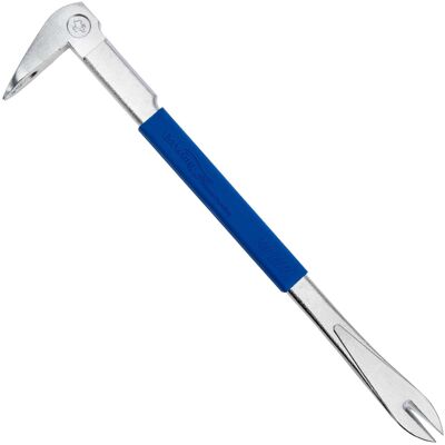 (36cm, Silver/Blue) Estwing Steel Right Angled Nail Puller (36cm, Silver/Blue) Estwing Steel Right Angled Nail Puller