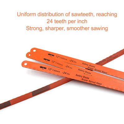 Unbranded 12in Hacksaw Blades 24Tpi 10 Pack HSS Unbranded 12in Hacksaw Blades 24Tpi 10 Pack HSS