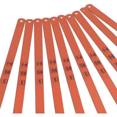 Unbranded 12in Hacksaw Blades 24Tpi 10 Pack HSS Unbranded 12in Hacksaw Blades 24Tpi 10 Pack HSS